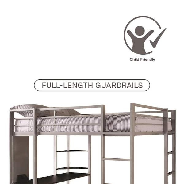 Dhp loft bed with deals desk instructions