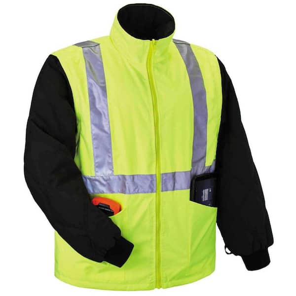 Men Hi Viz Vis Vest High Visibility Waistcoat Safety Workwear