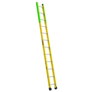 12 ft. Fiberglass Manhole Straight Ladder, ANSI, Type IAA, 375 lbs. Load Capacity