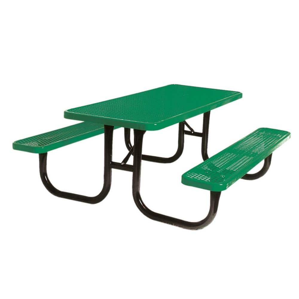 6 ft. Diamond Green Commercial Park Portable Rectangular Table price history on PriceWatchPro