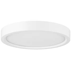 5.5 in. White Selectable CCT Dimmable Flush Mount Integrated LED Light Fixture (1-Pack)