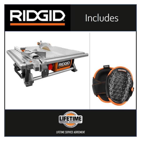 Ridgid 6 5 Amp Corded 7 In Table Top, Home Depot Tile Saws