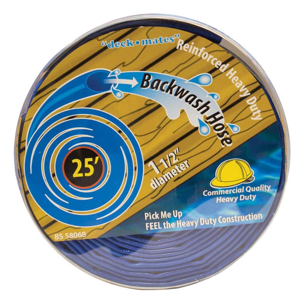 Blue Torrent 25 ft. Commercial Backwash Hose for Swimming Pools BS