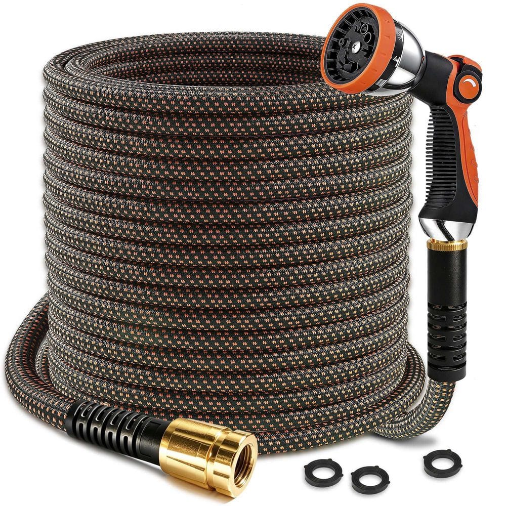 50 ft Heavy-Duty Garden Hose Lightweight Kink-Free Water Hose with Aluminum Fittings Abrasion Resistant Flexible price history on PriceWatchPro