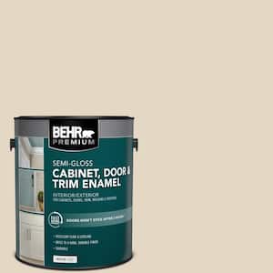 1 gal. #N270-1 High Style Beige Semi-Gloss Enamel Interior/Exterior Cabinet, Door & Trim Paint
