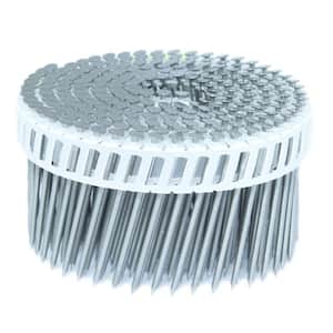2.5 in. x 0.092 in. 15-Degree Ring Stainless Plastic Sheet Coil Siding Nail 3,200 per Box