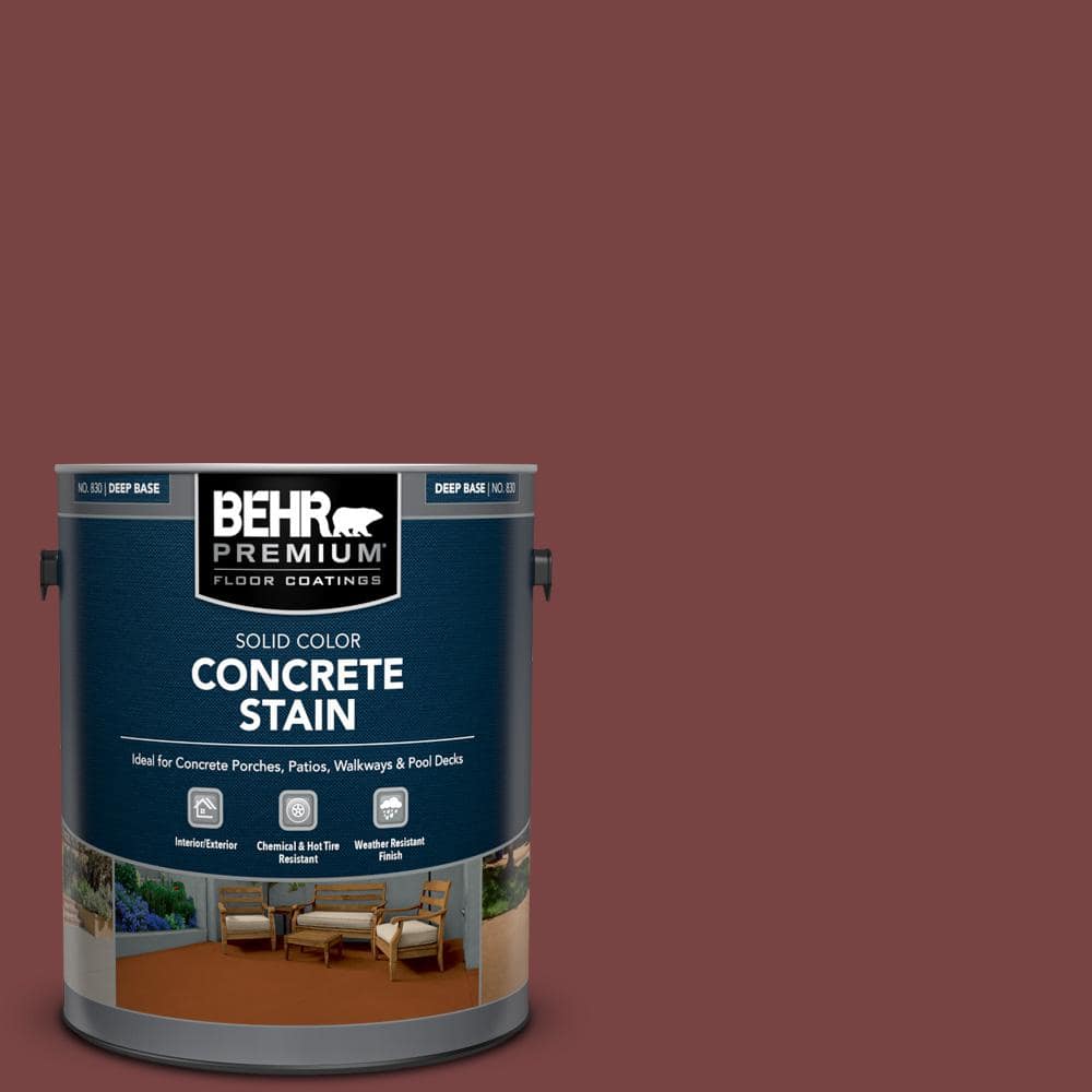 1 gal. #PFC-04 Tile Red Solid Color Flat Interior/Exterior Concrete Stain