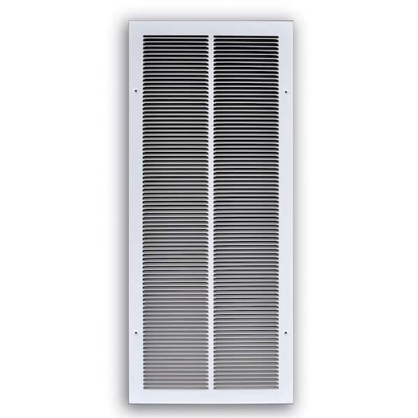 Everbilt 16 in. x 25 in. White 1/3 in. Fin Spaced Return Air Grille
