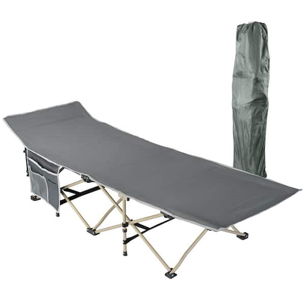 single folding camp bed