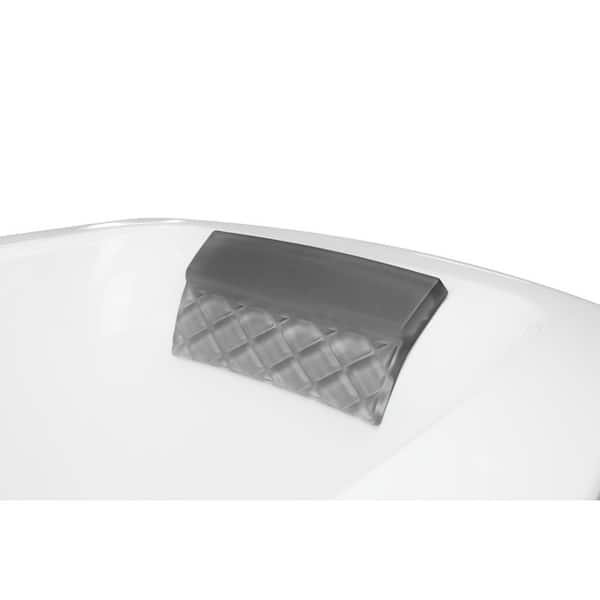 JACUZZI LENIRE Luxury Adhesive Back Pillow in Grey