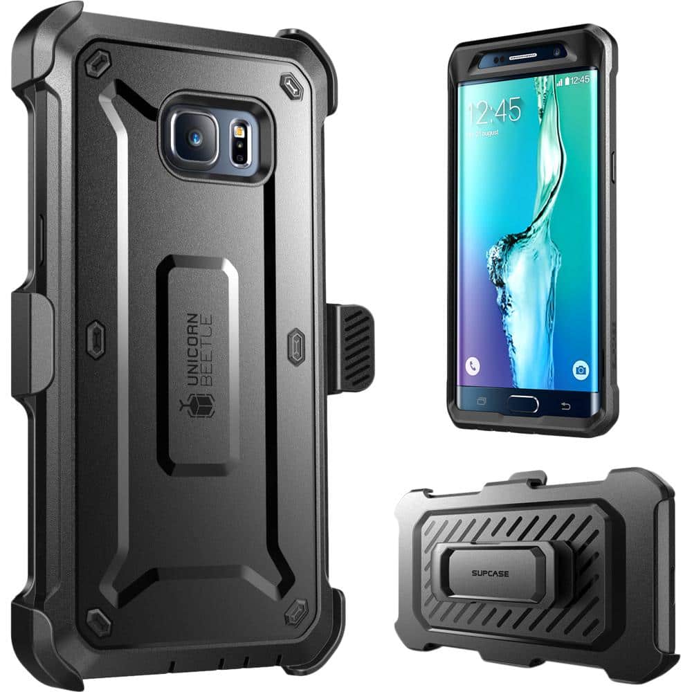 Galaxy S6 Edge Unicorn Beetle Pro Series Holster Case, SUP-GS6-EdgePlus-UBPro-Black/Black - The Home