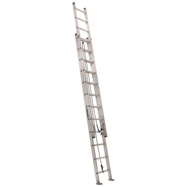Louisville Ladder 28 ft. Aluminum Extension Ladder with 300 lbs. Load