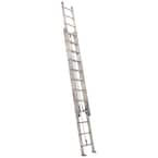 Louisville Ladder 24 ft. Aluminum Extension Ladder with 300 lbs. Load ...