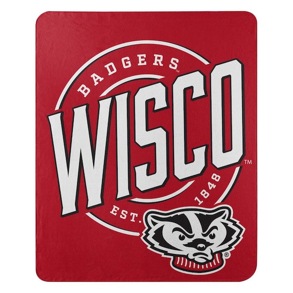 THE NORTHWEST GROUP NCAA Wisconsin Campaign Fleece Throw