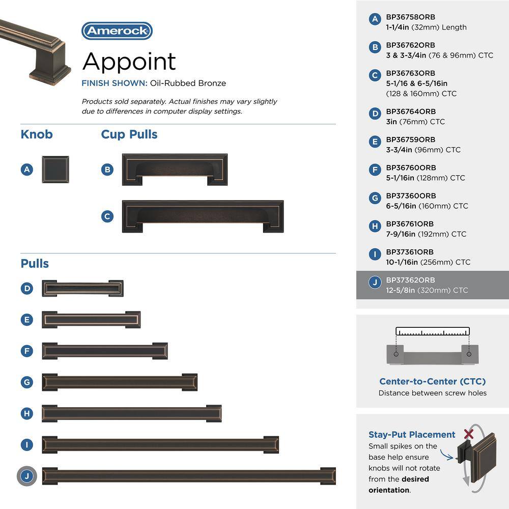 Oil Rubbed Bronze 12-5/8 Inch Modern Bar Cabinet Pull