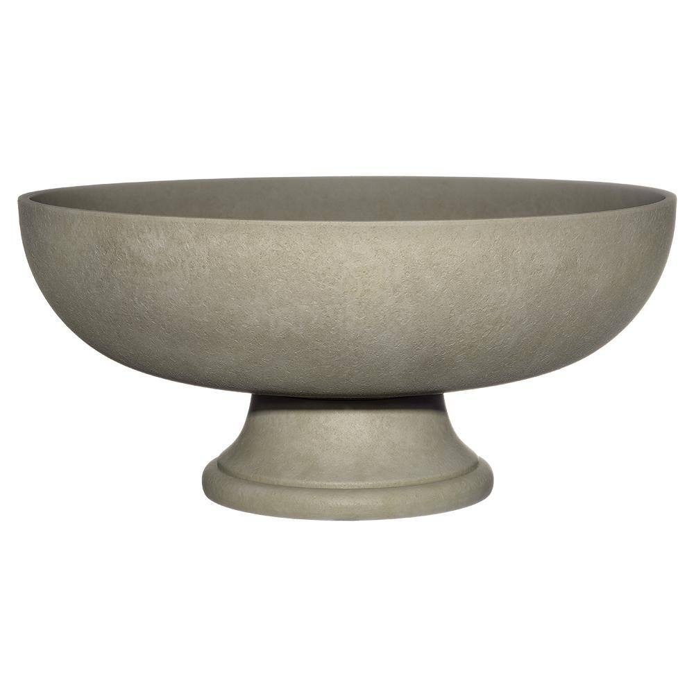 Adare 16 in. River Stone Resin Urn Planter HD1242-403R - The Home Depot