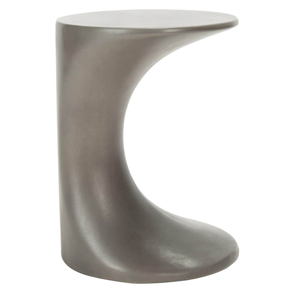 Kavita Round Concrete Outdoor Side Table
