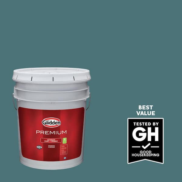 Glidden Premium 5 gal. PPG1148-6 Vining Ivy Semi-Gloss Interior Latex Paint