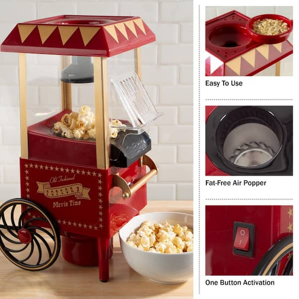 Photo 1 of 6 oz. Red Countertop Air Popcorn Popper Maker