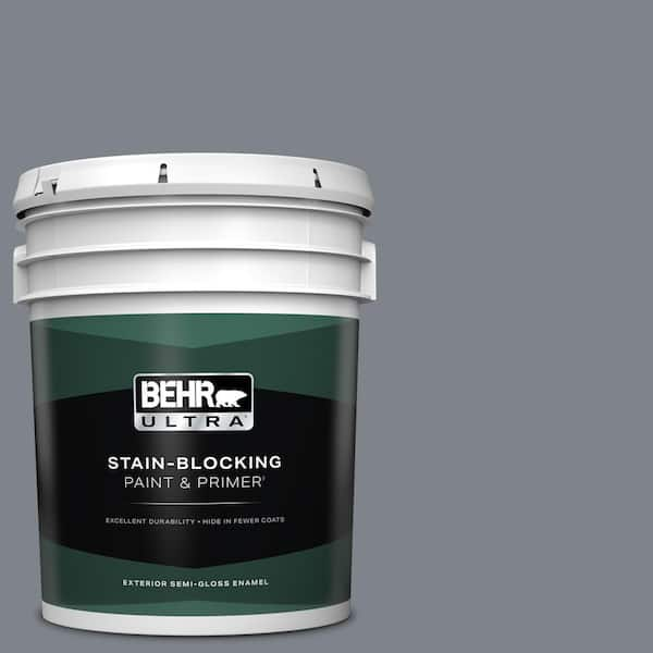 BEHR ULTRA 5 gal. #760F-5 Milestone Semi-Gloss Enamel Exterior Paint & Primer