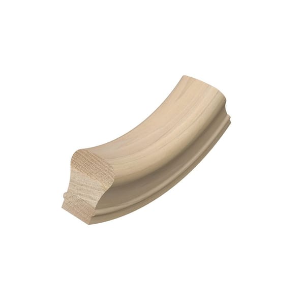 Stair Parts 7012 Unfinished Poplar Up-Easing Handrail Fitting