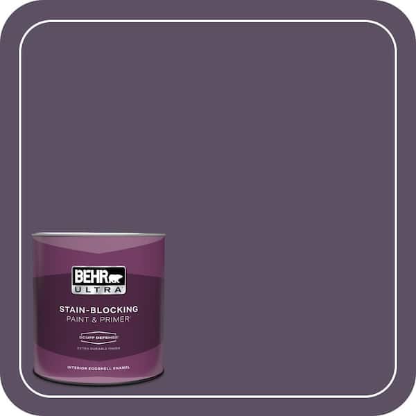 BEHR ULTRA 1 qt. #660F-7 Napa Grape Extra Durable Eggshell Enamel Interior Paint & Primer