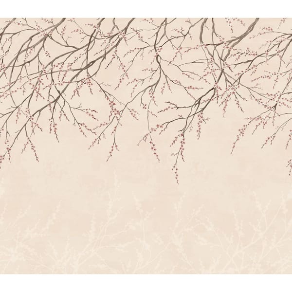 Hanami Pink Self Adhesive Mural