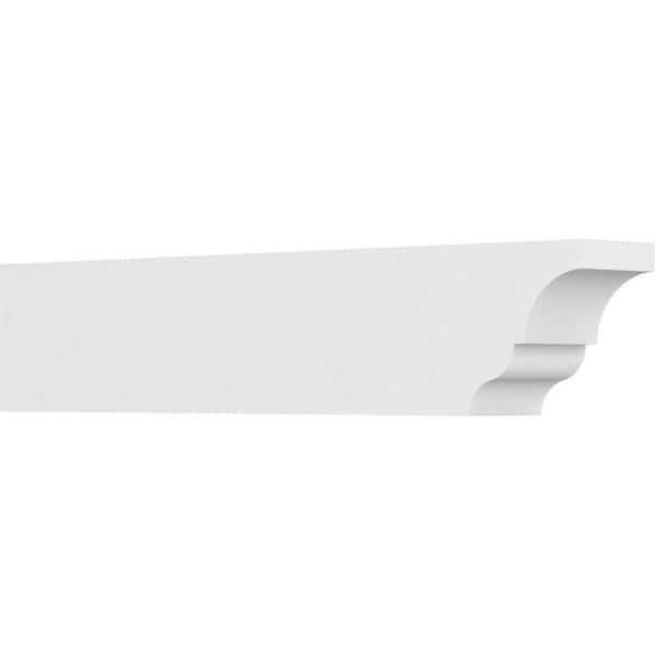Ekena Millwork 4 in. x 6 in. x 30 in. Asheboro PVC Rafter Tail Brace