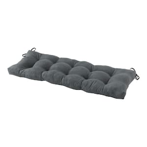 51 in. x 18 in. Carbon Rectangle Outdoor Bench Cushion