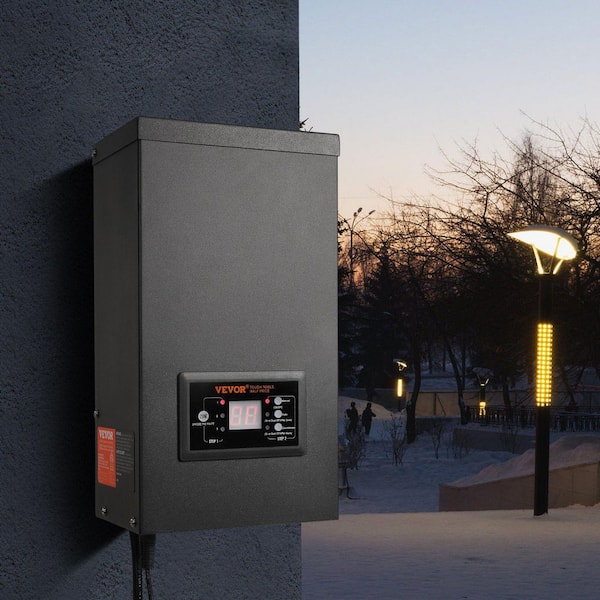 Pro Series Low Voltage 300-Watt Metal Landscape Lighting Transformer with Photocell and Timer