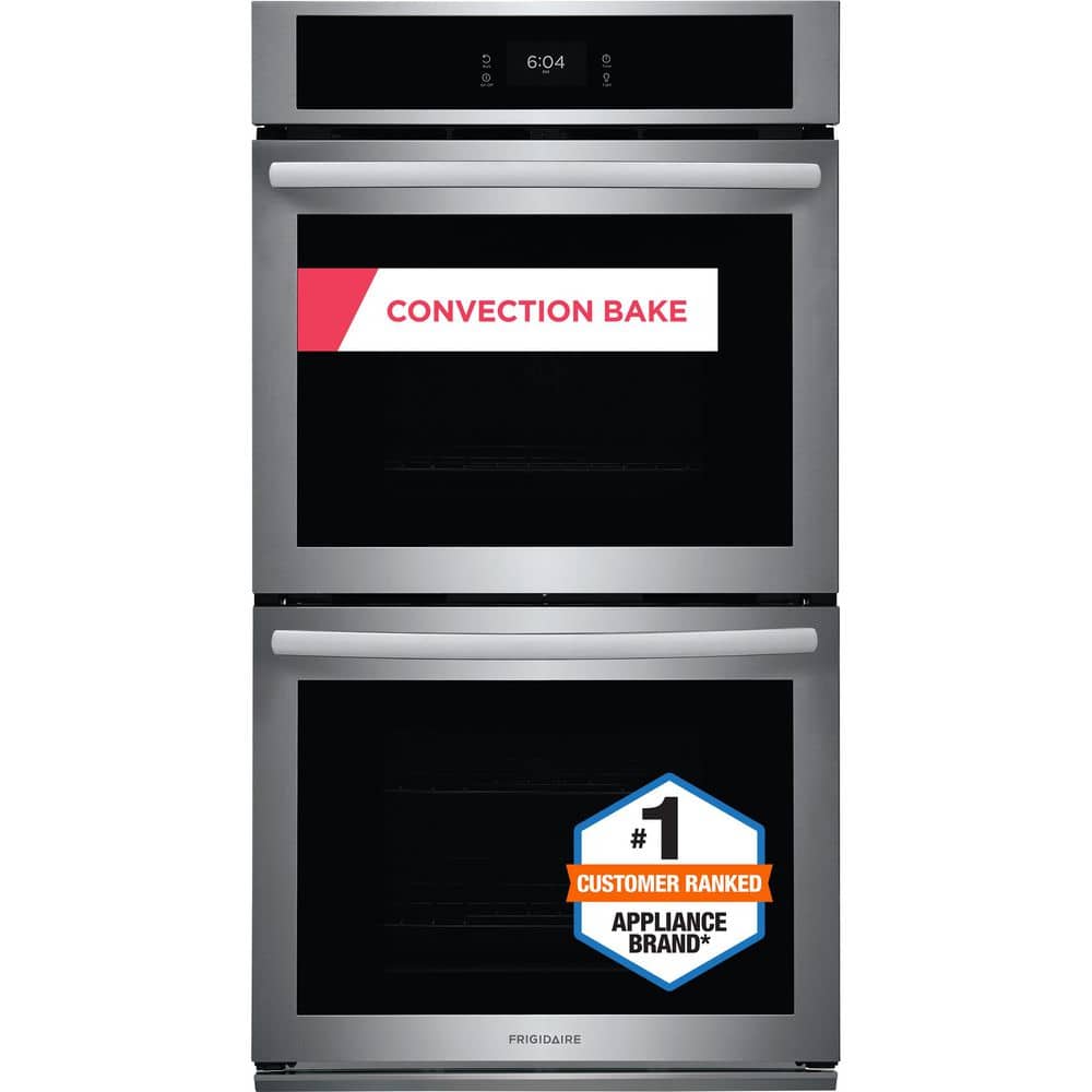 27 in. Double Electric Built-In Wall Oven with Convection in Stainless Steel