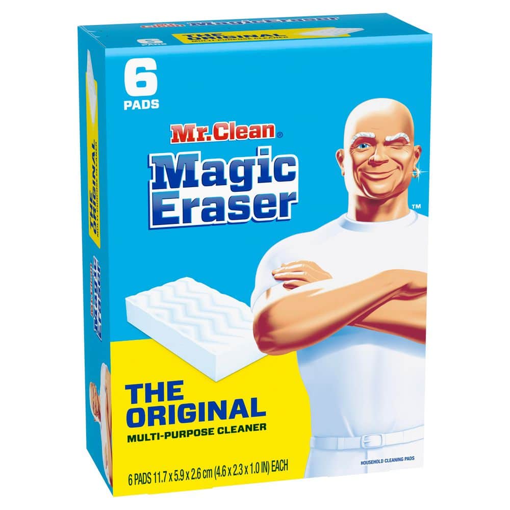 Mr. Clean Magic Eraser Original Non-Scratch Cleaning Pads, 6 Pack