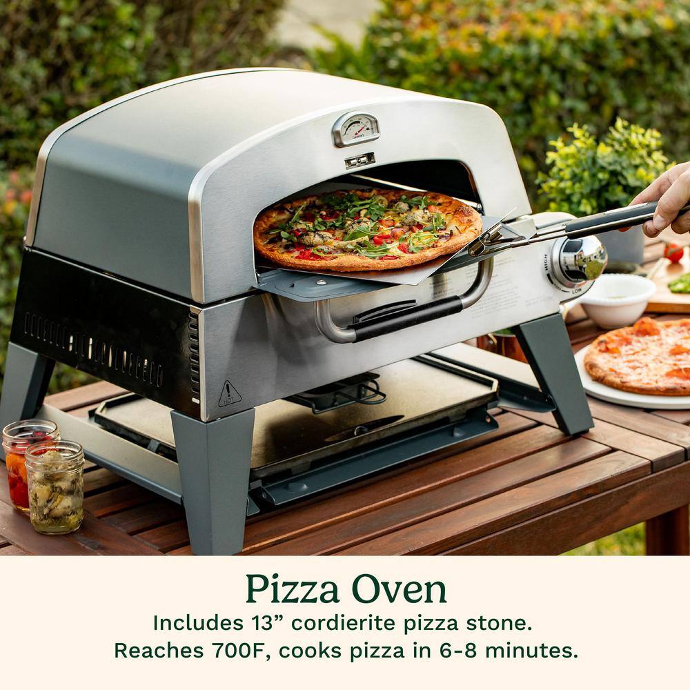 Cuisinart Stainless Steel Outdoor Gas Pizza Oven