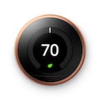 Nest Learning Thermostat - Smart Wi-Fi Thermostat - Copper