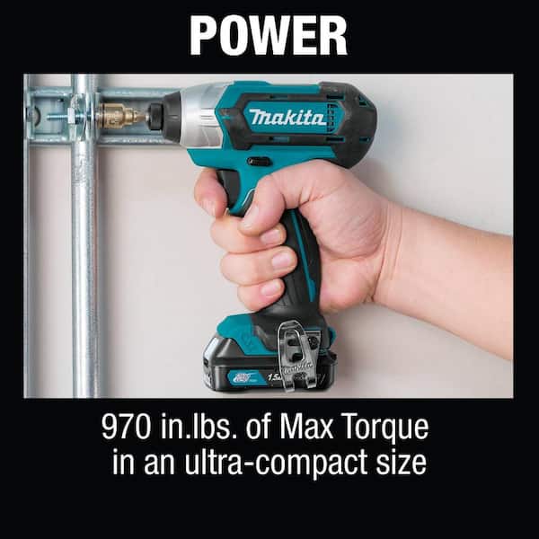 Makita - 12-Volt MAX CXT Lithium-Ion Cordless 3/8 in. Drill and Impact Driver Combo Kit with (2) 1.5Ah Batteries Charger and Bag