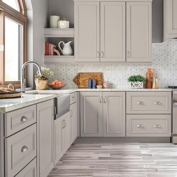 1 gal. #MQ3-06 Granite Dust Semi-Gloss Enamel Interior/Exterior Cabinet, Door & Trim Paint