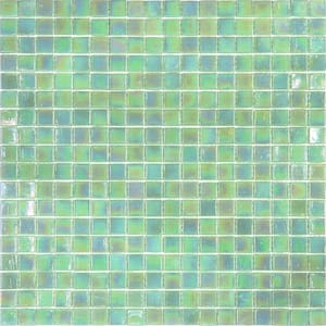 Skosh Glossy Ultramarine Green 11.6 in. x 11.6 in. Glass Mosaic Wall and Floor Tile (18.69 sq. ft./case) (20-pack)