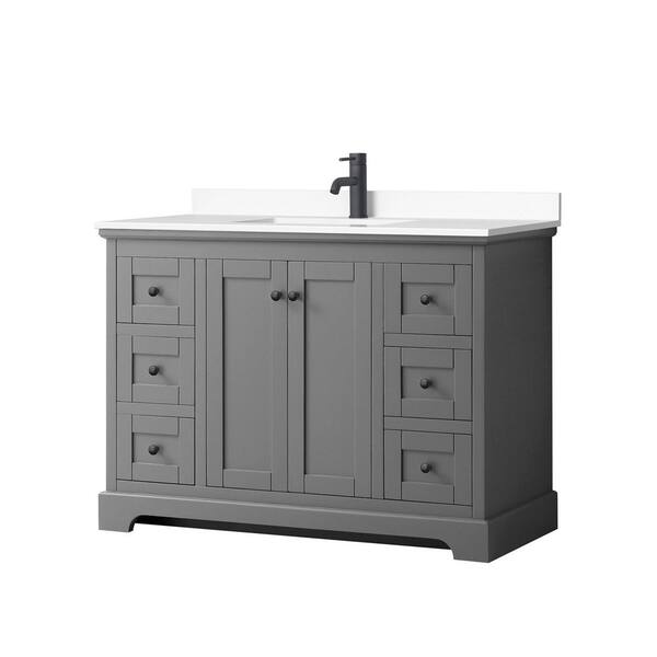 Wyndham Collection Avery 48 in. W x 22 in. D x 35 in. H Single