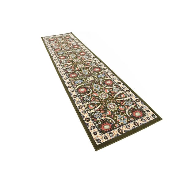 Espahan Cape Cod Olive 2' 7 x 10' 0 Runner Rug