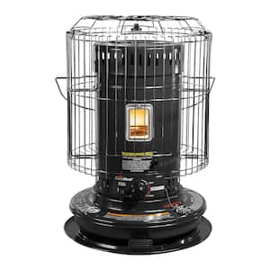 23,500 BTU Black Kerosene Portable Convection Space Heater