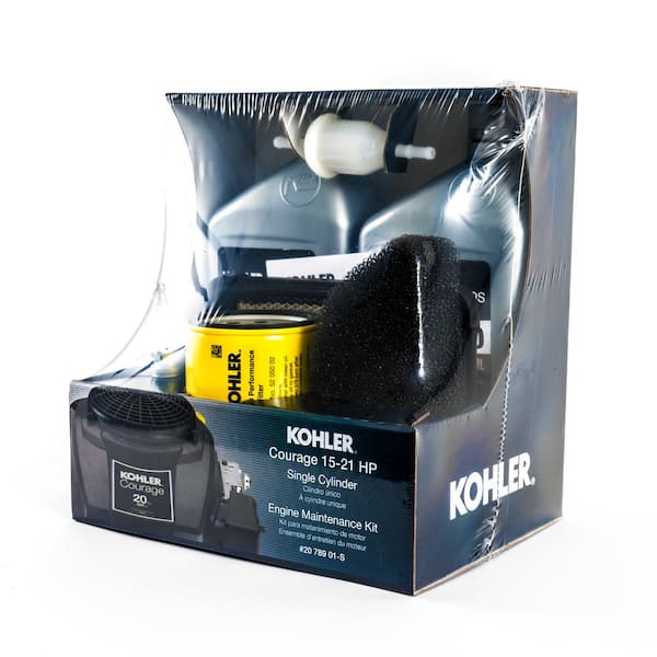 NEW COMPLETE KOHLER COURAGE TUNEUP SERVICE KIT PLUG FILTERS FITS MANY BRANDS NEW COMPLETE KOHLER COURAGE TUNEUP SERVICE KIT PLUG FILTERS FITS MANY BRANDS