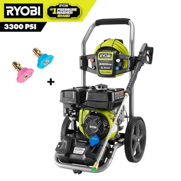 RYOBI 3300 PSI 2.4 GPM Cold Water Gas Pressure Washer with 212cc