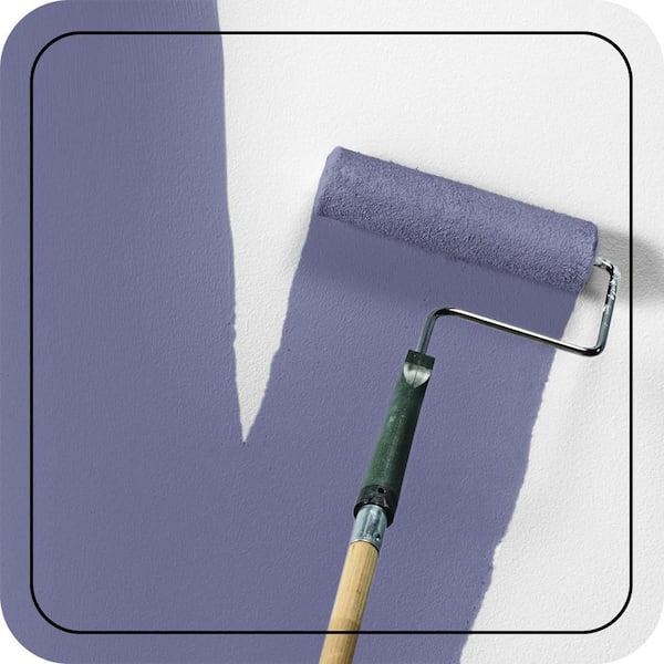 1 gal. #M550-6 Kimono Violet Semi-Gloss Enamel EcoMix Plant-Based Interior Paint & Primer