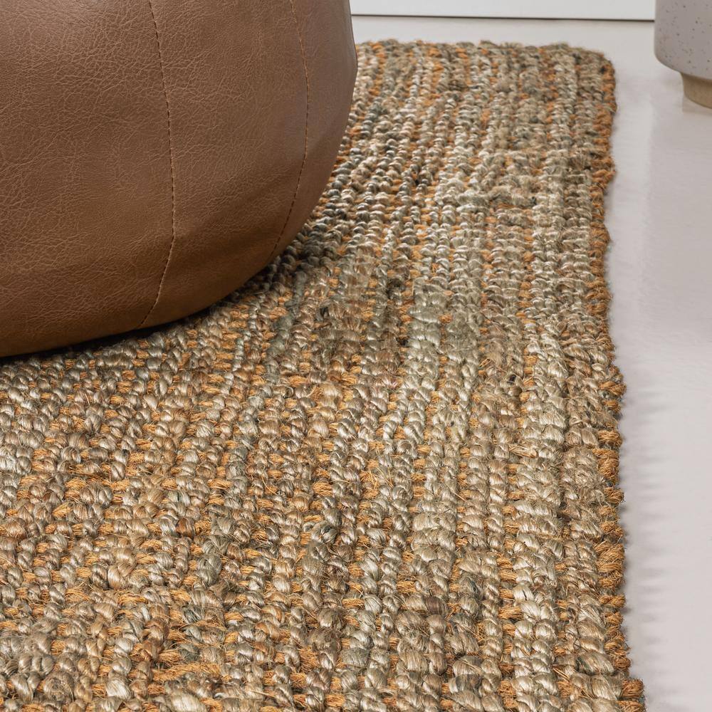 Handwoven Natural Jute Rectangular 3 x 5 Area Rug