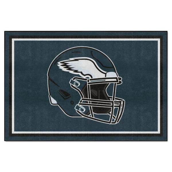 FANMATS Philadelphia Eagles 5ft. x 8 ft. Plush Area Rug