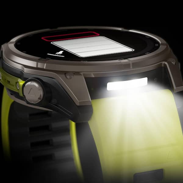 Garmin fenix 8 Multisport 51-mm Solar GPS Watch with Silicone Band