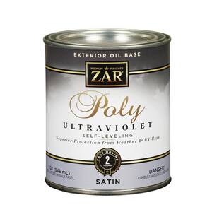 1 qt. Clear Satin Oil Base Exterior Polyurethane UV
