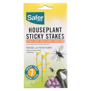 Houseplant Sticky Stakes Insect Traps (7-Count)