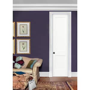 24 in. x 96 in. Monroe Primed Right-Hand Smooth Solid Core Molded Composite MDF Single Prehung Interior Door