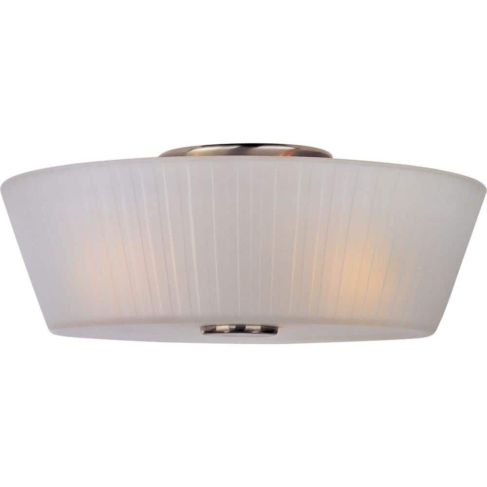 Finesse 3-Light Satin Nickel Flush Mount price history on PriceWatchPro